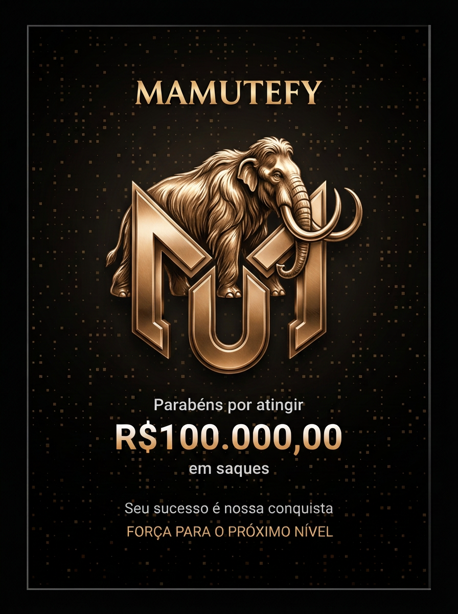 Placa Mamutefy R$ 100 mil